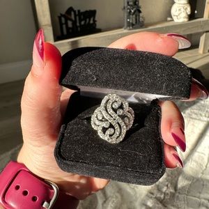 Parkland rhinestone ring